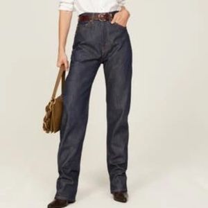 LVC 1950's Levi's 701 Womens Jeans 29 W x 34 L Pink Redlines Selvedge Denim